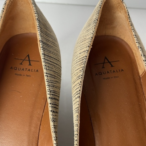 Aquatalia Phoebe Stripped Point Toe Pumps - Picture 6 of 8